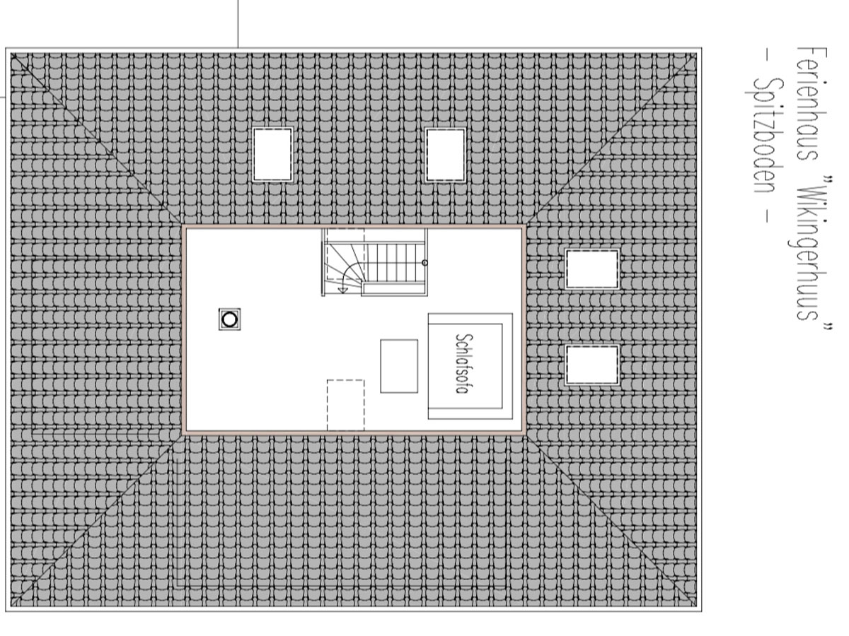 Grundriss Spitzboden